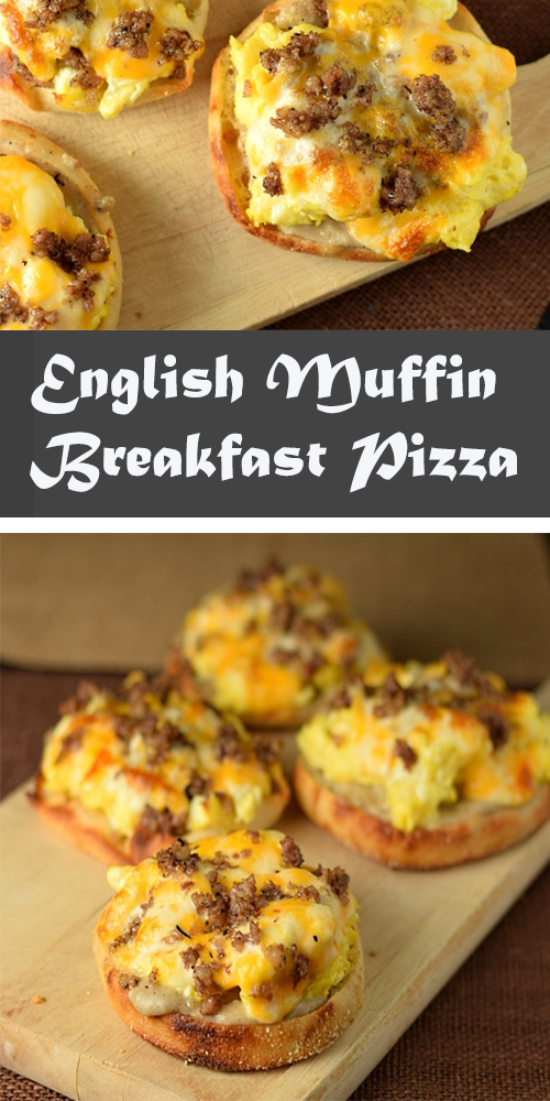 English Muffin Breakfast Pizza – Delicious Foods Around The World